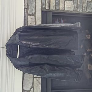 Mens Dockers Leather Jacket